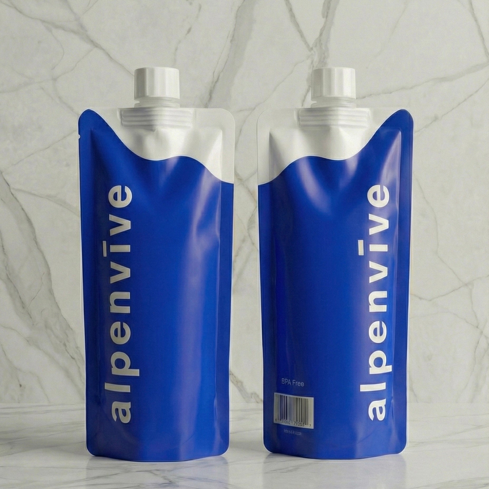 alpenvīve, alpenvive, AeroFlex soft hydration bottle, collapsible water bottle, flat water bottle, travel water bottle, BPA-free, lead-free, non-toxic, food-grade, no plastic smell, no plastic taste, stands upright, TSA-friendly, carry-on essential, airport hydration, marathon hydration, running vest bottle, New York City Marathon, Boston Marathon, Chicago Marathon, Marine Corps Marathon, California International Marathon, Fleet Feet, Road Runner Sports, JackRabbit, ultralight hike, backpacking, climbing