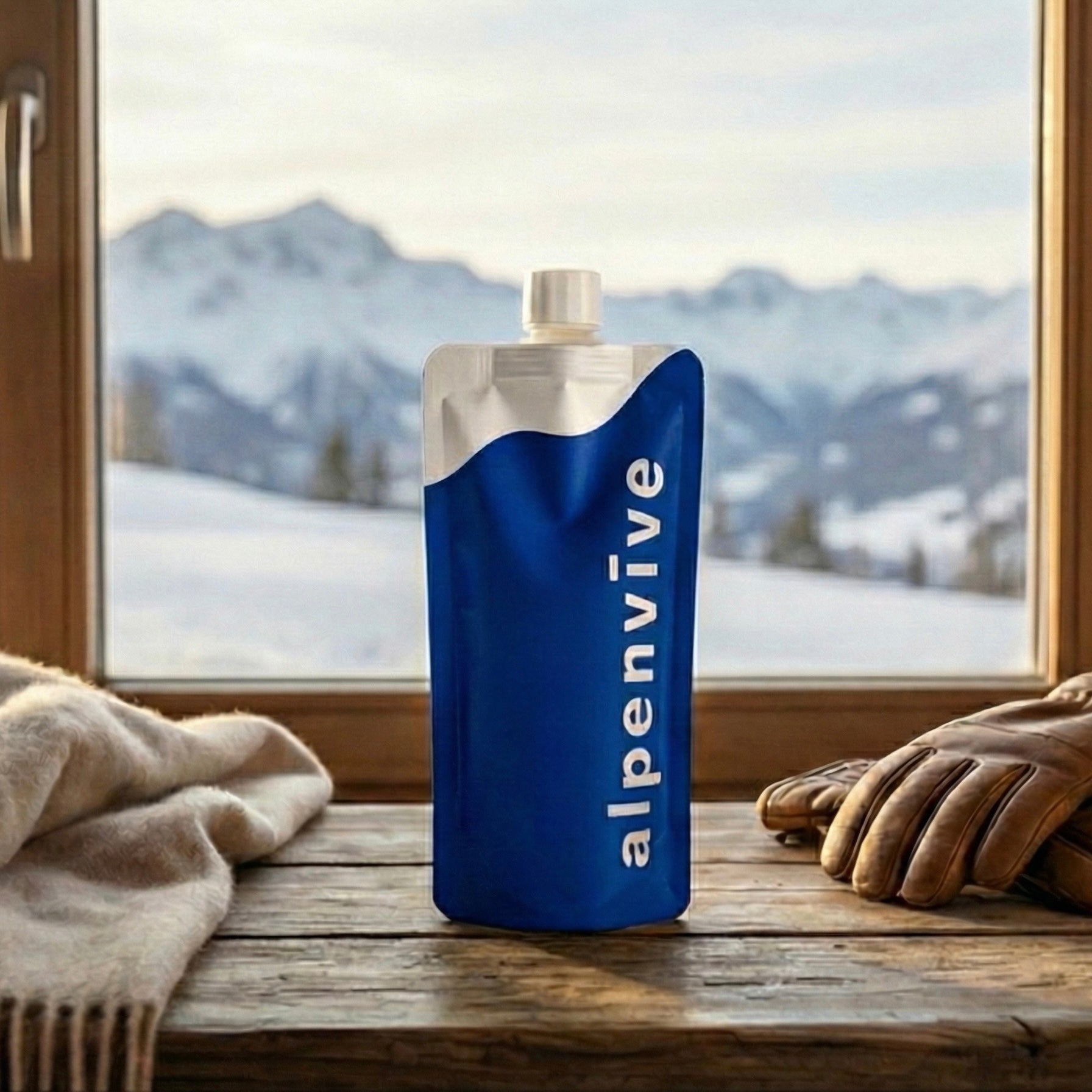 alpenvīve alpenvive AeroFlex soft hydration bottle. Built for skiing and snowboarding at Alta, Snowbird, Park City, Deer Valley, Mammoth Mountain, Big Bear, Snow Valley, Palisades Tahoe, Northstar, Heavenly, Kirkwood, Jackson Hole, Big Sky, Sun Valley, Aspen Snowmass, Vail, Breckenridge, Copper Mountain, Winter Park, Steamboat, Keystone, A-Basin, Telluride, Killington, Stowe, Okemo, Mount Snow, Stratton, Sugarbush, Sunday River, Loon Mountain, Snowshoe, and Blue Mountain. High-performance flat water bottle 